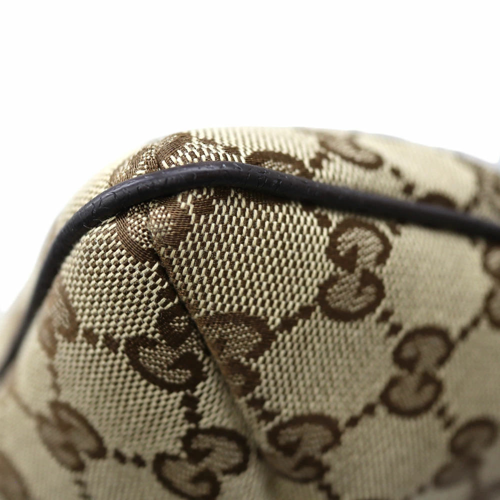 Gucci GG Sherry Line messenger bag monogram brown leather - Picture 6 of 11